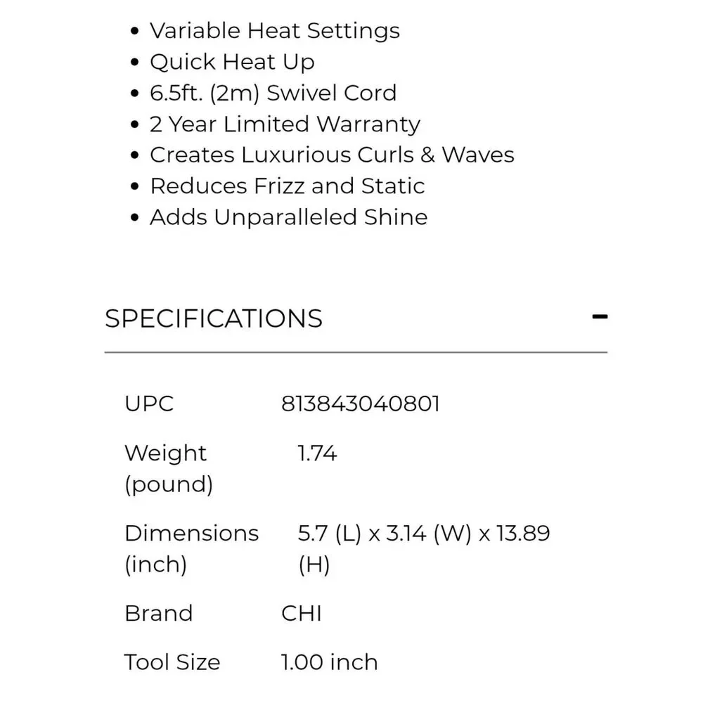 CHI Ceramic 1